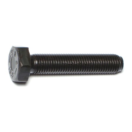 Class 10.9, M10-1.25 Hex Head Cap Screw, Plain Steel, 50 Mm L, 8 PK